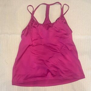 SAVVI Women's Pink Athletic Tank Top